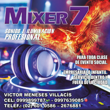 Mixer 7  sonido e iluminacion para eventos