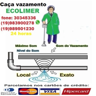 ECOLIMER CAÇA VAZAMENTO