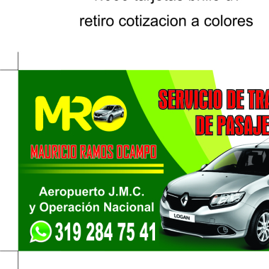 Servicio de transporte de pasajeros al aeropuerto