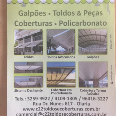 C22 Toldos e coberturas