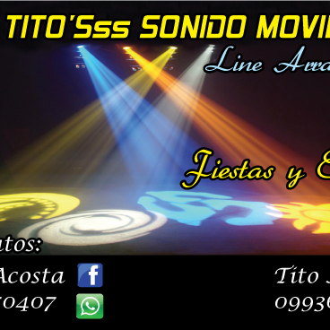 Sonido para fiestas y Eventos, Dj.