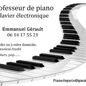 Emmanuel  Gerault - Professeur de piano