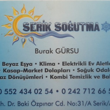 SERİK SOĞUTMA