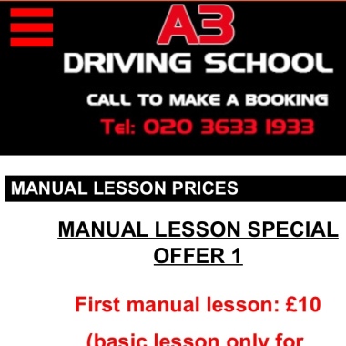 A3 Driving School