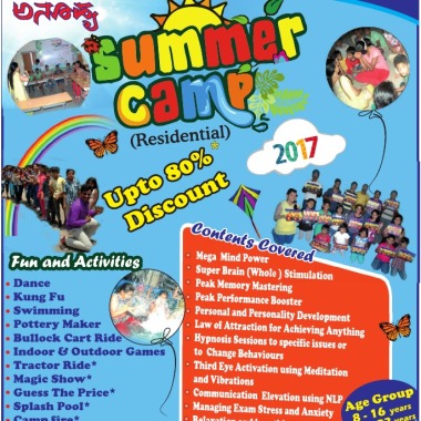 “ANUHYA RESIDENTIAL SUMMER CAMP 2018"