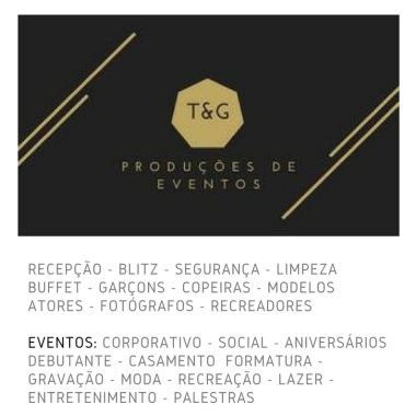T&G PRODUÇÕES DE EVENTOS