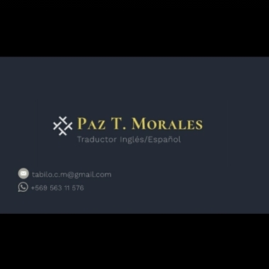 Paz Morales Traduccion Ingles/Español