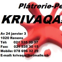 Platrerie-peinture Krivaqa sarl