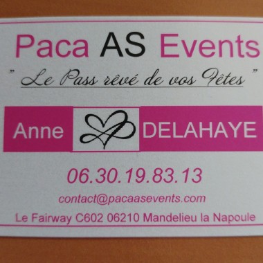 PACA AS EVENTS
