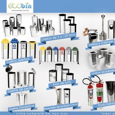 Ecobin -Fabricante de Lixeiras em aço inox