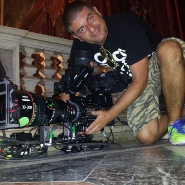 Cameraman dop operatore di ripresa