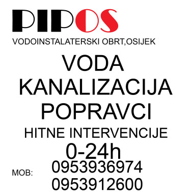 PIPOS,VODOINSTALATERSKI OBRT OSIJEK