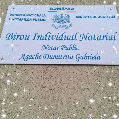 BIROU  NOTARIAL AGACHE DUMITRIȚA  GABRIELA