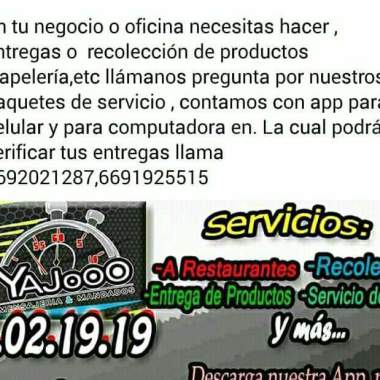 Mensajeria y mandados yajooo