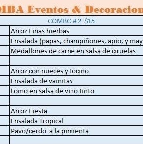M&B Eventos -Catering