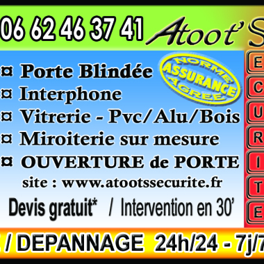 Serrurier Atoot'S Securite (A2S)