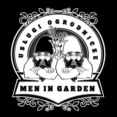 Men in garden