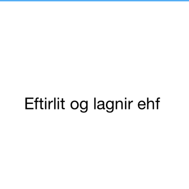 Eftirlit og Lagnir ehf