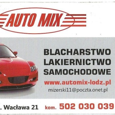 Auto Mix Dawid Mizerski blacharstwo lakiernictwo
