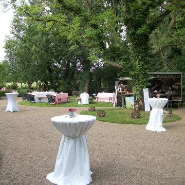 Baeckerbursche feuriges, mobiles Backen