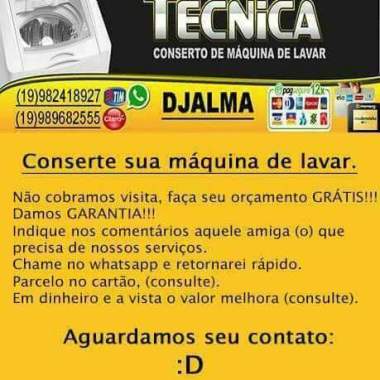 Assistência de Máquina de Lavar Roupa e Microondas