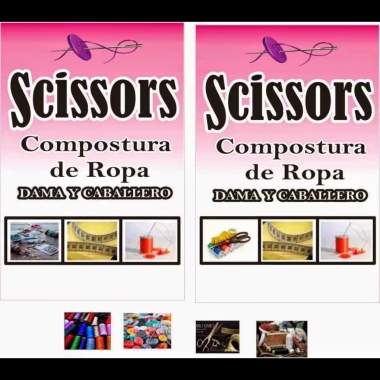 SCISSORS COMPOSTURA DE ROPA