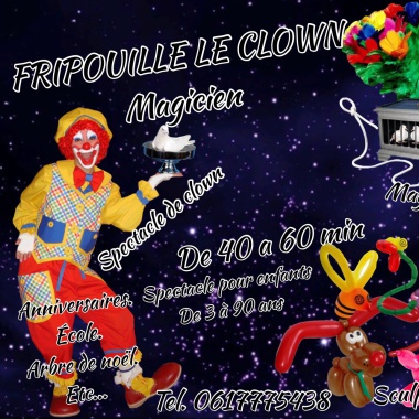 Fripouille le clown magicien 