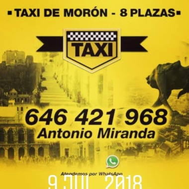 Taxi De Morón 8 plazas