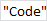 "Code" S.C.