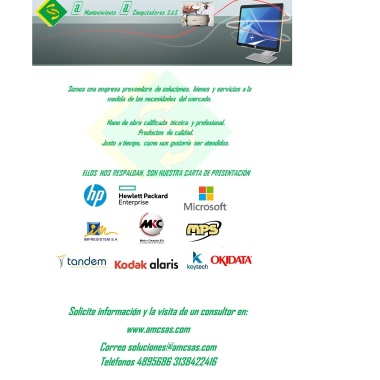 AA MANTENIMIENTO A COMPUTADORES S.A.S.