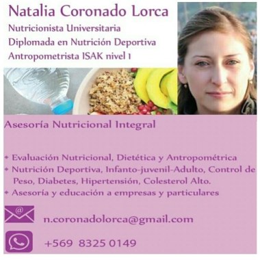 Natalia Coronado Nutricionista