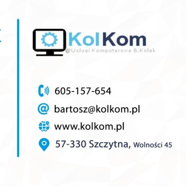 KolKom Usługi Komputerowe Bartosz Kołek