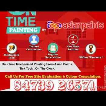 On time house painting.