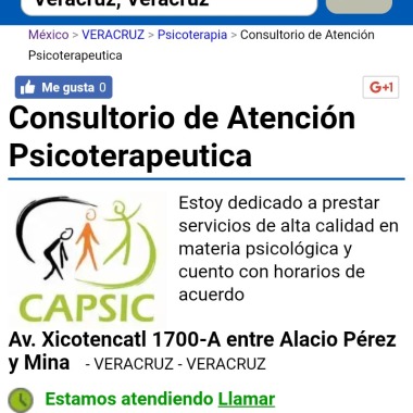 Consultorio de Atención Psicológica