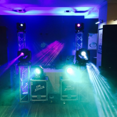 On stage