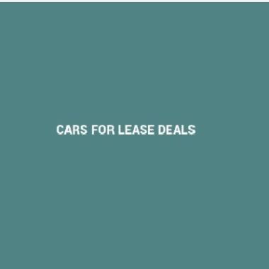 Cars For Lease Deals