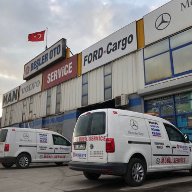 Mercedes-Benz & MAN & VOLVO & Scania & DAF &Ticari  Yedekparça ve Full Servis.