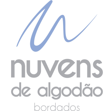 Nuvens de Algodão Bordados