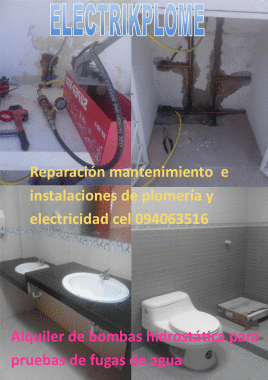 Electrikplome mantenimiento e instalaciónes