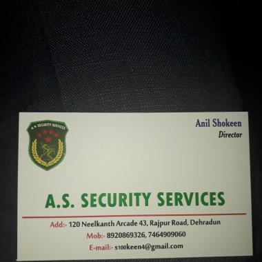 A S SECURITY SERVICES 