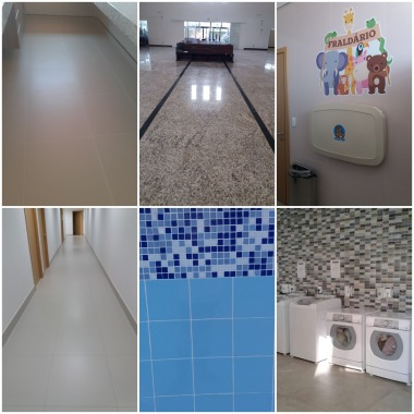 Luzia. Acabamento em rejunte