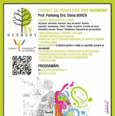 PSY HARMONY- CABINET  DE PSIHOLOGIE ELENA BORZA