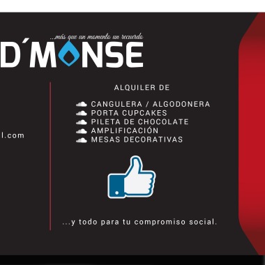 Dmonse´´ Todo para tus fiestas