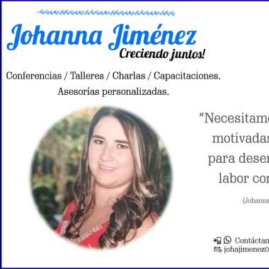 @Johanna Jiménez - Creciendo Juntos