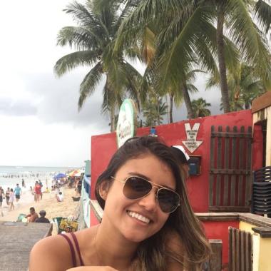 Dog Walker na praia