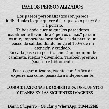 Cuidado, alojamiento y paseos personalizados en suba