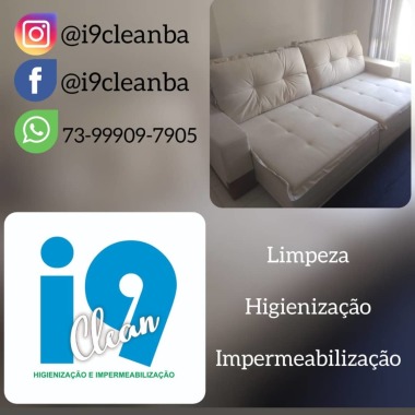 I9 Clean impermeabilização Limpeza e higienização de estofados