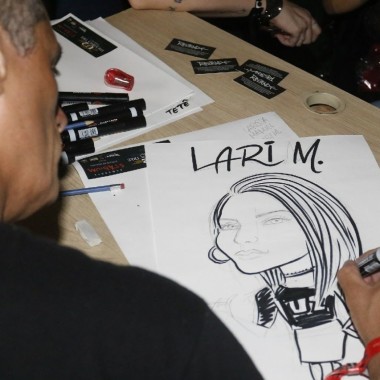 Rezende caricaturas ao vvivo