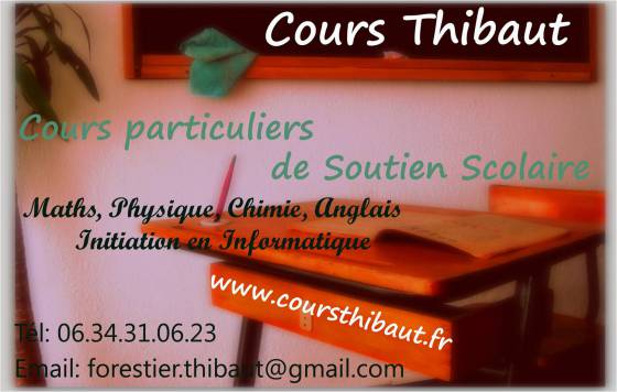 Cours Thibaut Soutien Scolaire à Pau