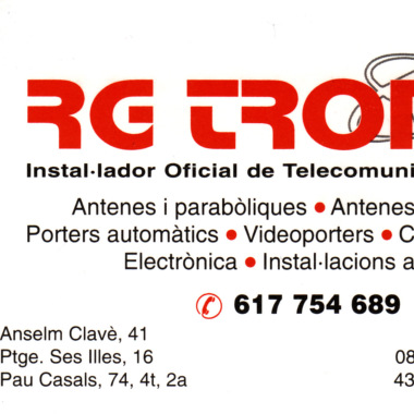 RG TRONIC S.L.